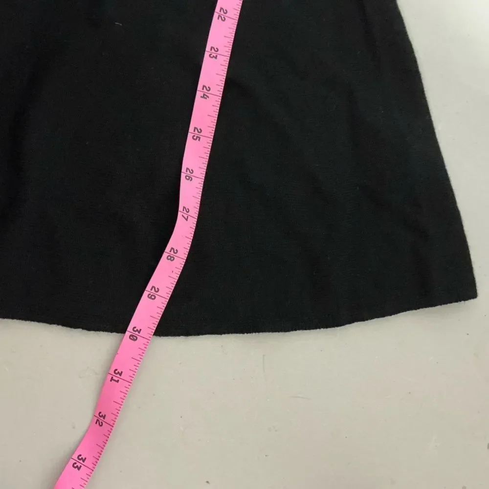 Sequin Heart girls Black Dress with Pink and Blue Stripes size L